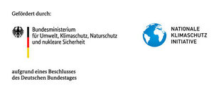 Das ist das Logo der Nationalen Klimaschutz Initiative vom Bundesministerium für Umwelt, Klimaschutz, Naturschutz und nukleare Sicherheit